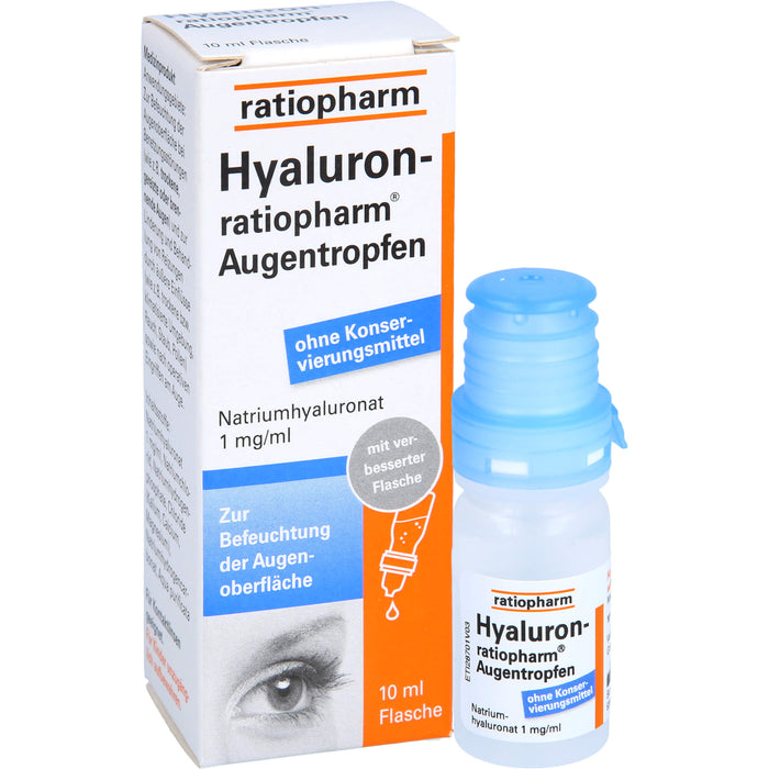 Hyaluron-ratiopharm Augentropfen, 10 ml Solution