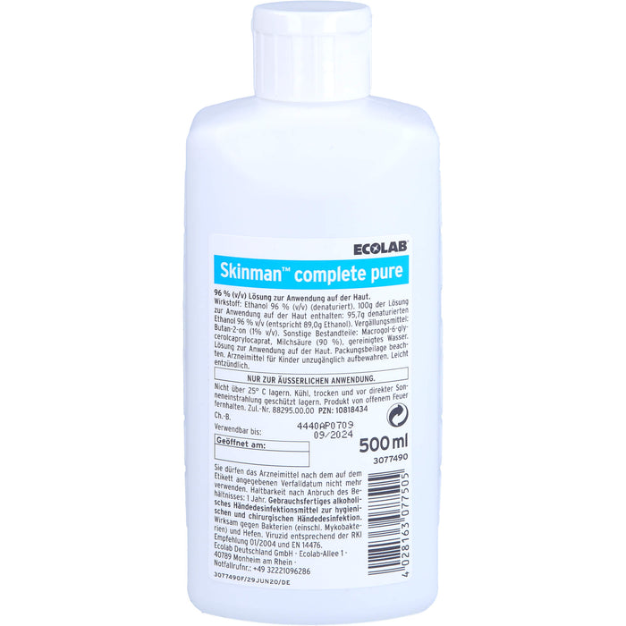 Skinman complete pure, 500 ml LOE