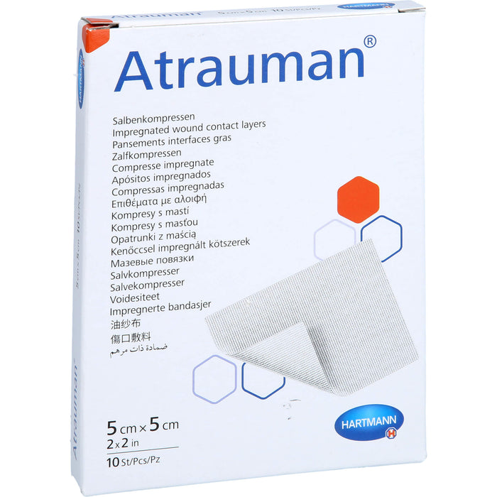 Atrauman 5x5cm steril Kompressen, 10 St KOM