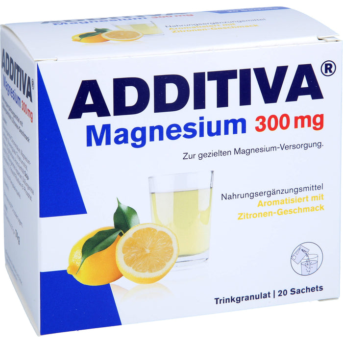 ADDITIVA Magnesium 300 mg Sachets, 20 pcs. Sachets