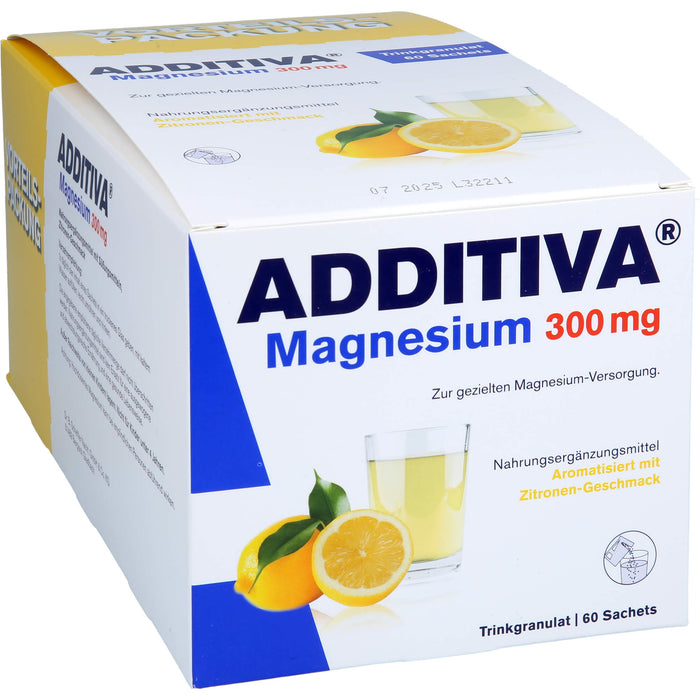 ADDITIVA Magnesium 300 mg Sachets, 60 pc Sachets