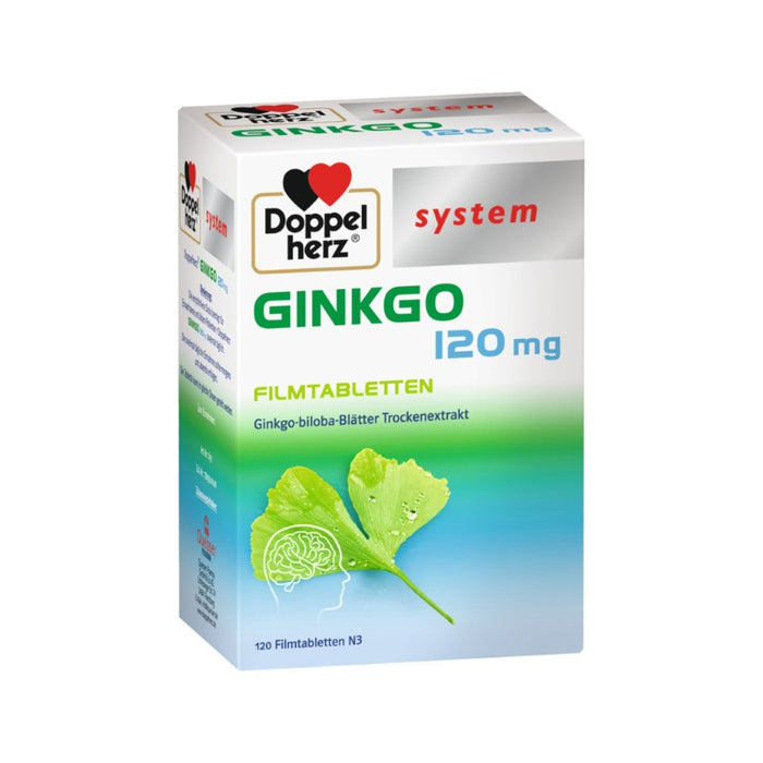 Doppelherz system GINKGO 120 mg, 120 pc Tablettes