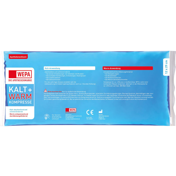 Kalt-Warm Kompressen 12x29cm lose, 1 pcs. Compresses