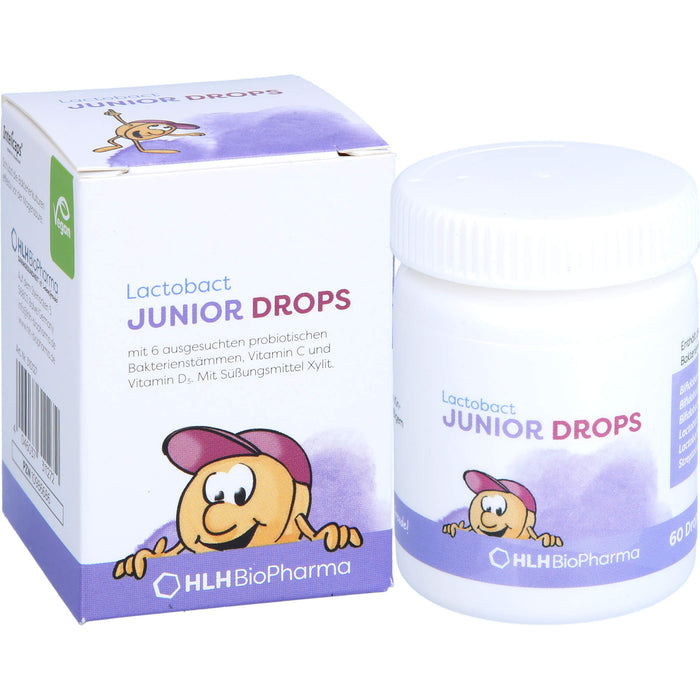 Lactobact Junior Drops, 60 St LUT