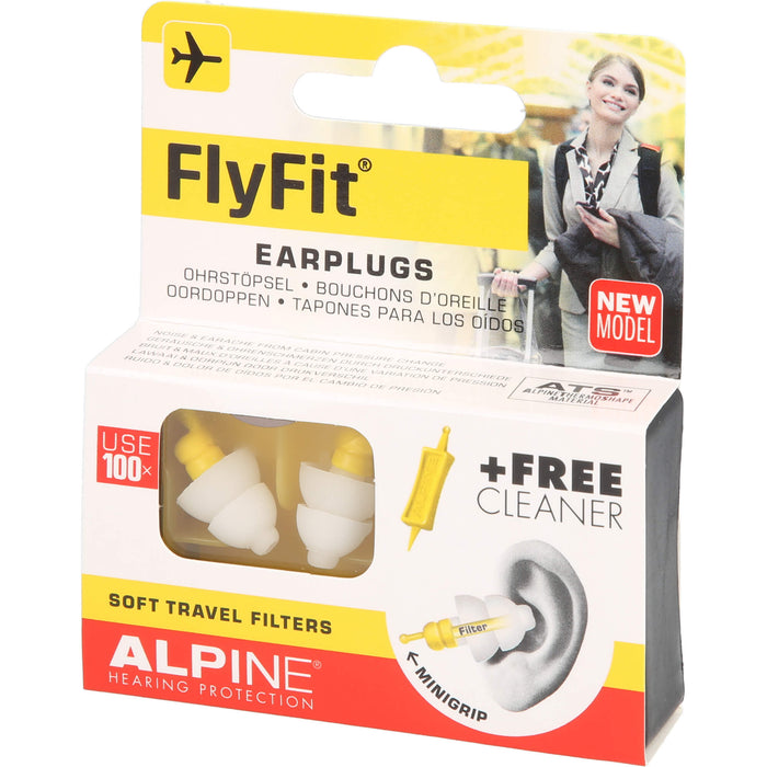 Alpine FlyFit Ohrstöpsel, 2 pc Bouchons d'oreilles