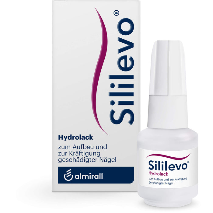 Sililevo Hydrolack zum Aufbau geschädigter Fuß- und Fingernägel Nagellack, 6.6 ml Solution