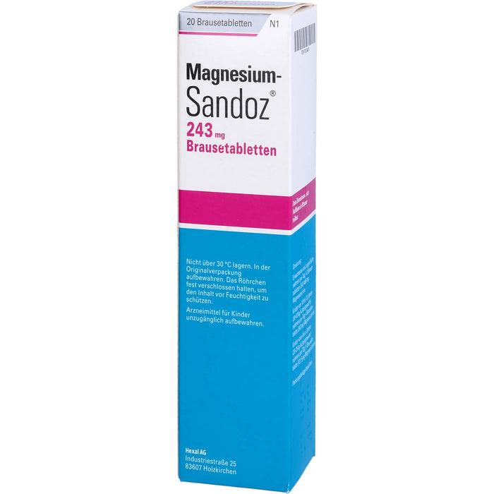 Magnesium-Sandoz 243 mg Brausetabletten, 20 pcs. Tablets