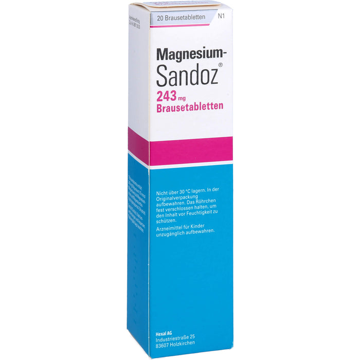 Magnesium-Sandoz 243 mg Brausetabletten, 20 pc Tablettes