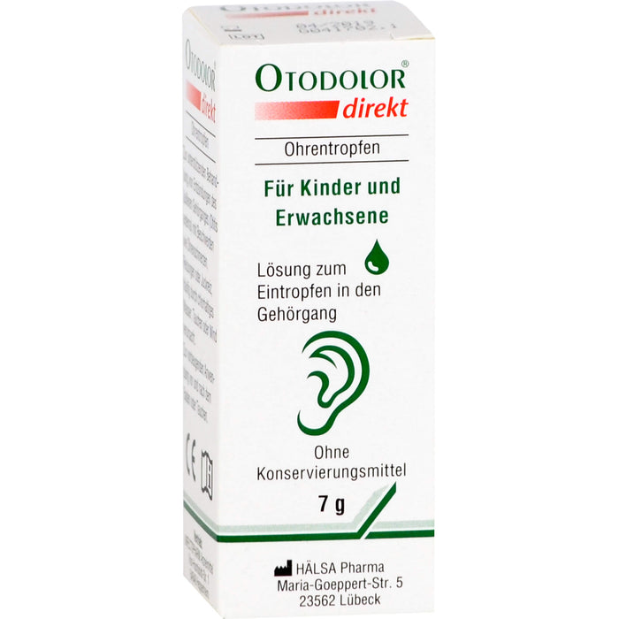 OTODOLOR direkt Ohrentropfen, 7 g Solution