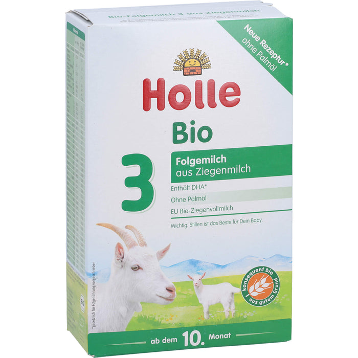 Holle Bio-Folgemilch auf Ziegenmilchbasis 3, 400 g Powder