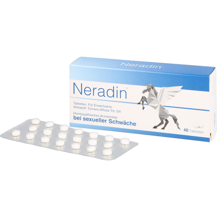 Neradin Tabletten bei sexueller Schwäche, 40 pc Tablettes