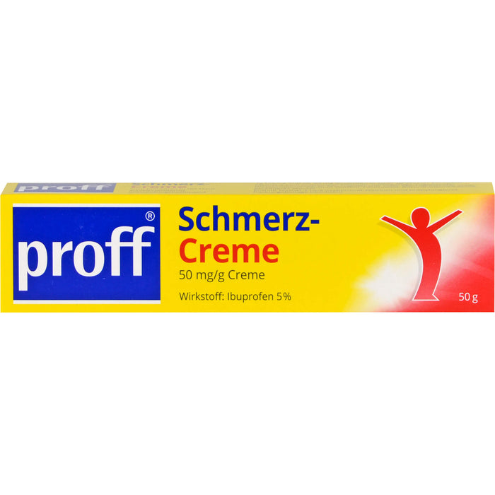 proff Schmerz-Creme zum Einreiben in die Haut, 50 g Creme