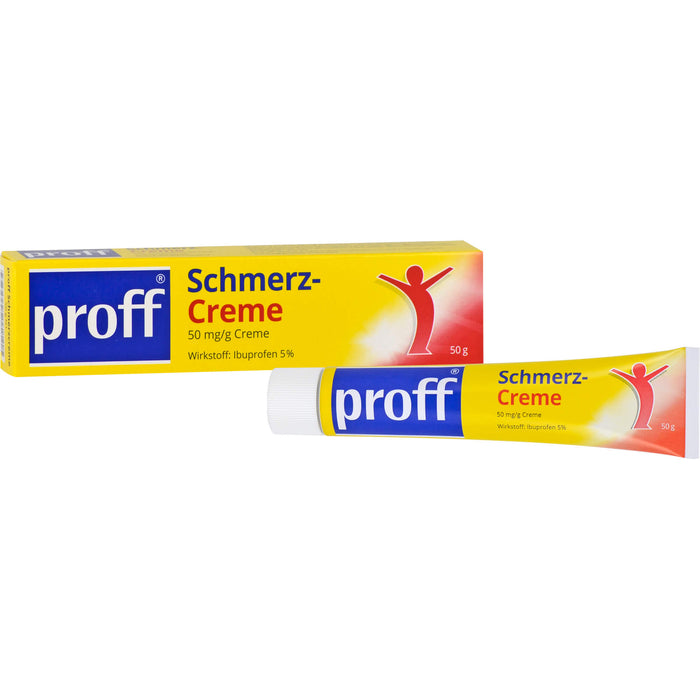 proff Schmerz-Creme zum Einreiben in die Haut, 50 g Creme