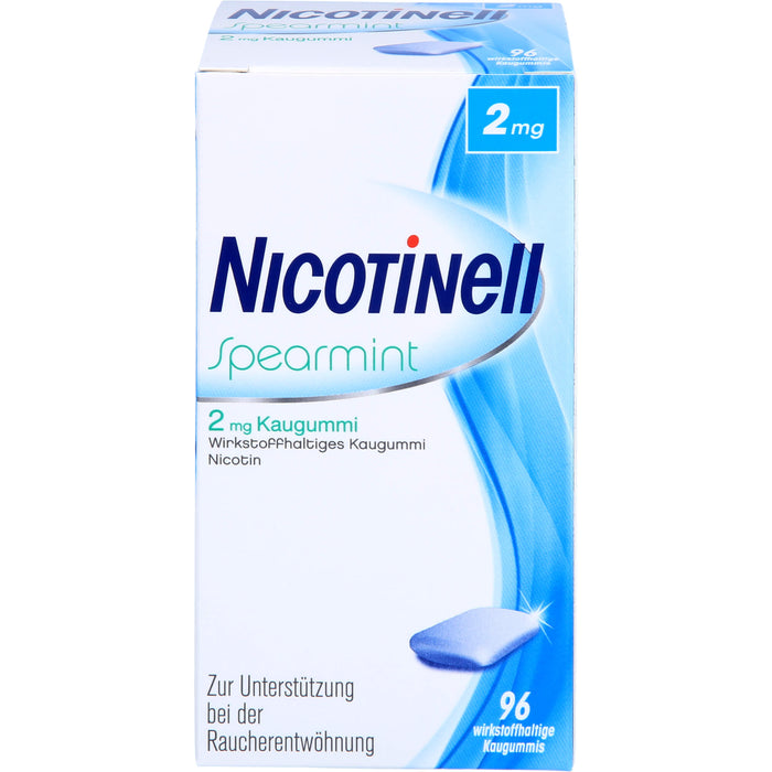 Nicotinell Spearmint 2 mg Kaugummi, 96 pcs. Chewing gum