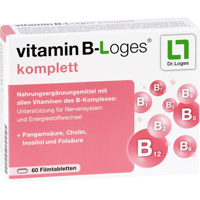 vitamin B-Loges komplett Filmtabletten, 60 St. Tabletten