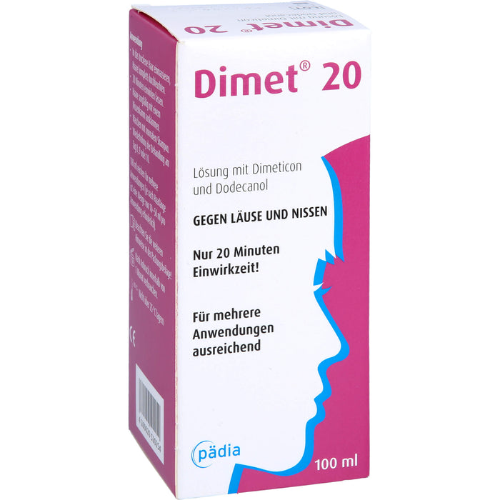 Dimet 20 Lösung gegen Läuse und Nissen, 100 ml Lösung