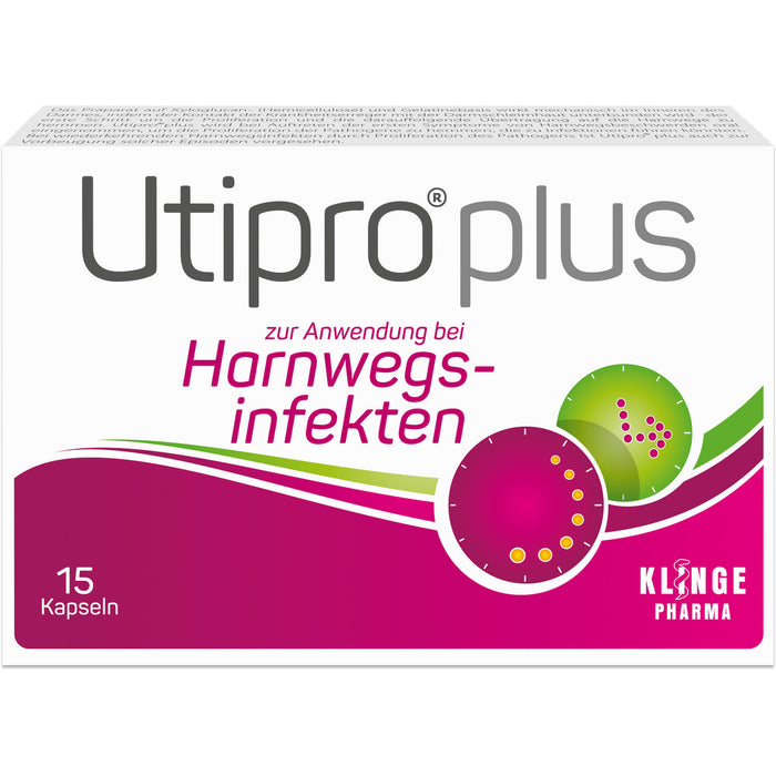 Utipro plus Kapseln bei Harnwegsinfekten, 15 pc Capsules