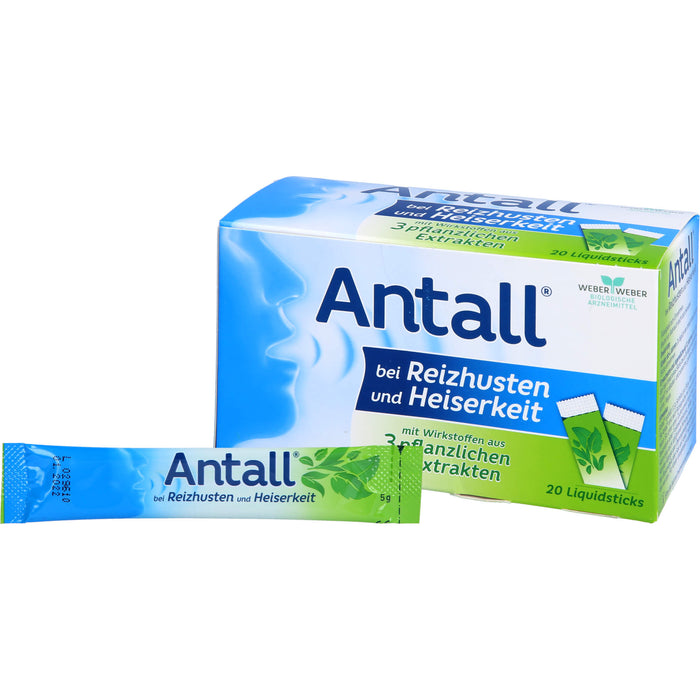 Antall bei Reizhusten und Heiserkeit Sticks, 20 pcs. Sachets