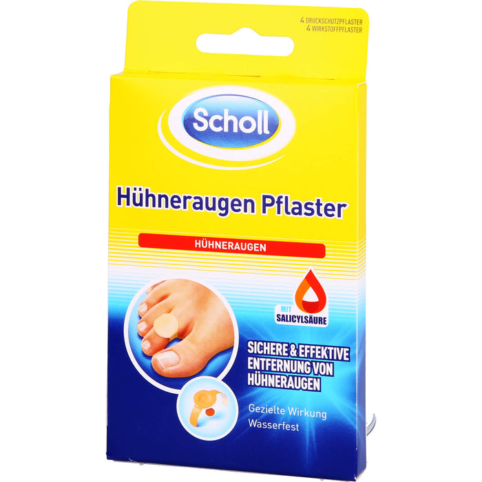 Scholl Hühneraugen Pflaster, 4 St PFL