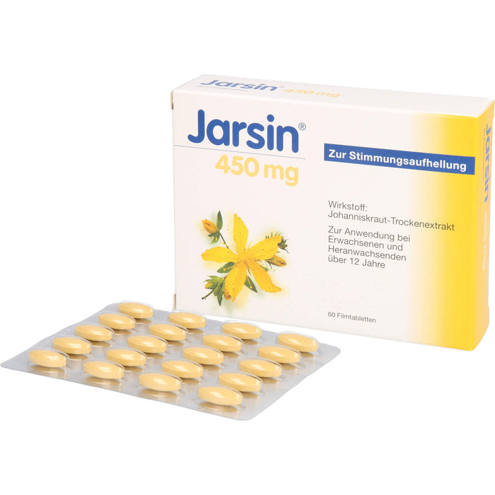 Jarsin 450 mg Tabletten zur Stimmungsaufhellung, 60 St. Tabletten