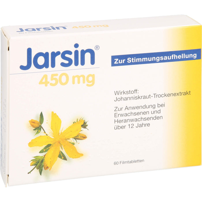 Jarsin 450 mg Tabletten zur Stimmungsaufhellung, 60 pc Tablettes