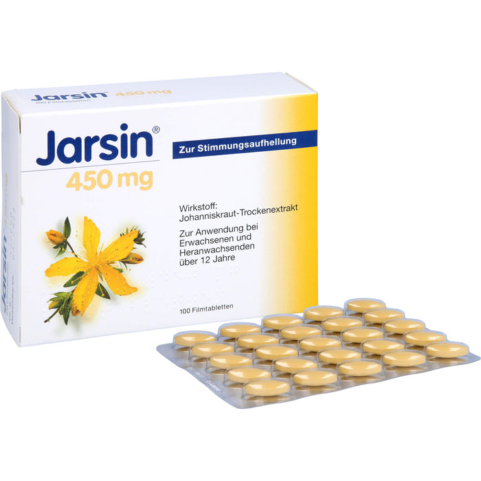 Jarsin 450 mg Tabletten zur Stimmungsaufhellung, 100 pc Tablettes