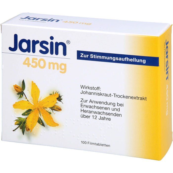 Jarsin 450 mg Tabletten zur Stimmungsaufhellung, 100 pc Tablettes