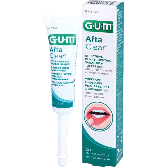 GUM Afta Clear Gel bei Aphten und Mundläsionen, 10 ml Gel