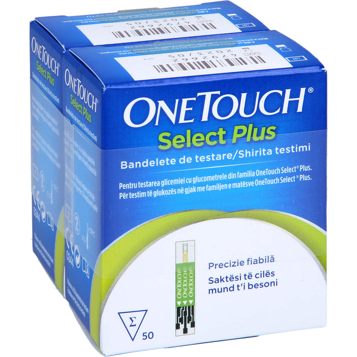 One Touch Select Plus kohlpharma Blutzucker Teststreifen, 100 St TTR