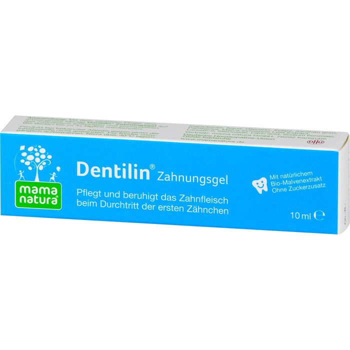 mama natura Dentilin Zahnungsgel pflegt und beruhigt das Zahnfleisch, 10 ml Gel