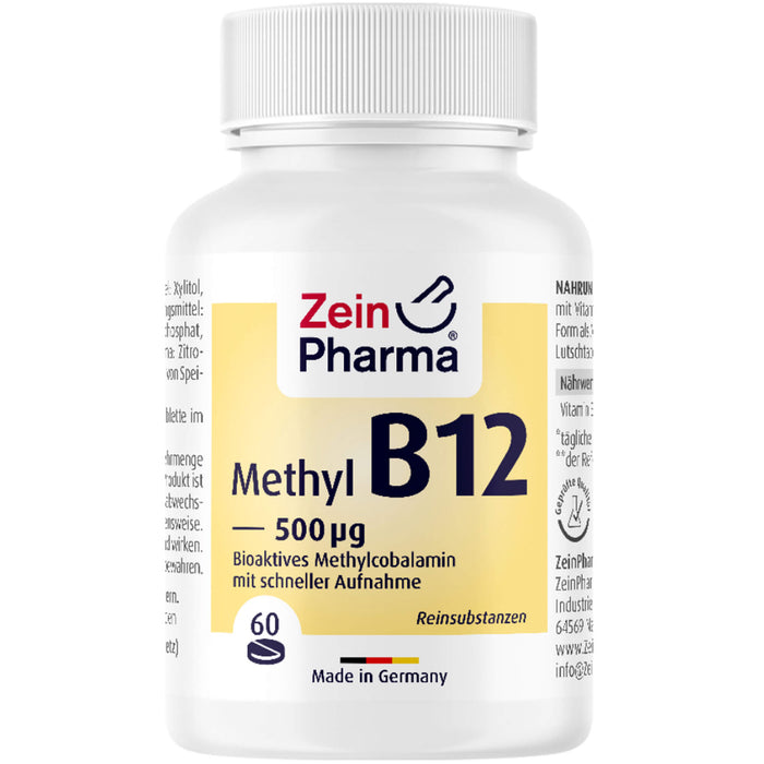 ZeinPharma B12  500 µg Lutschtabletten, 60 pc Tablettes