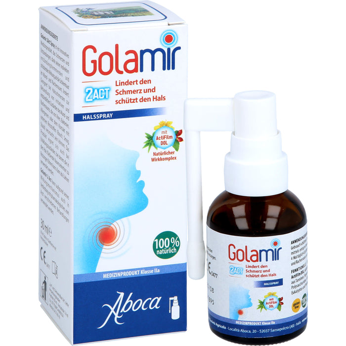 Golamir 2Act Halsspray, 30 ml Lösung