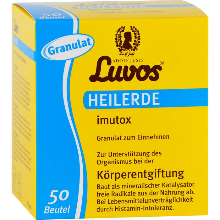 Luvos Heilerde imutox Kapseln Körperentgiftung, 50 pc Sachets