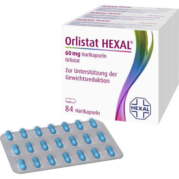Orlistat HEXAL 60 mg Hartkapseln, 252 pc Capsules