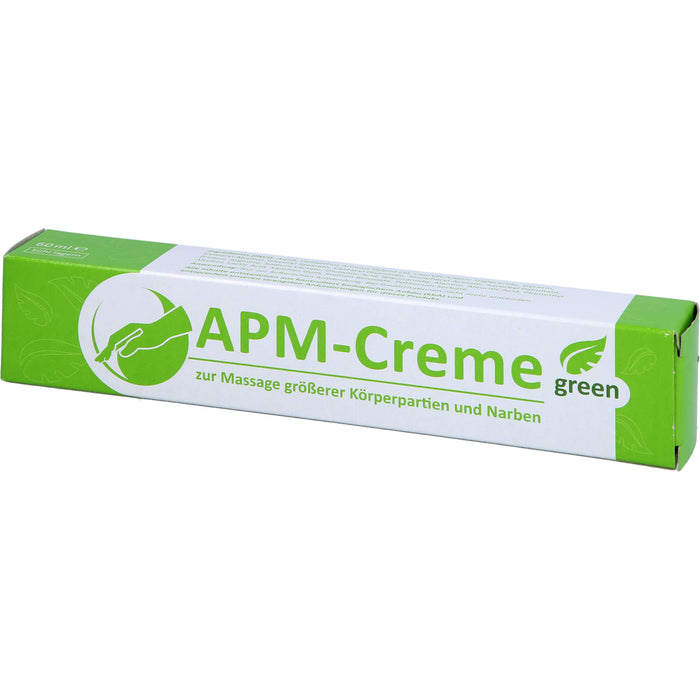 APM-Creme green zur Massage größerer Körperpartien und Narben, 60 ml Crème