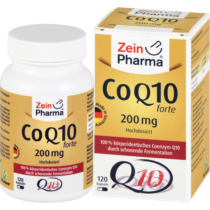 ZeinPharma Coenzym Q10 forte 200 mg Kapseln, 120 St. Kapseln