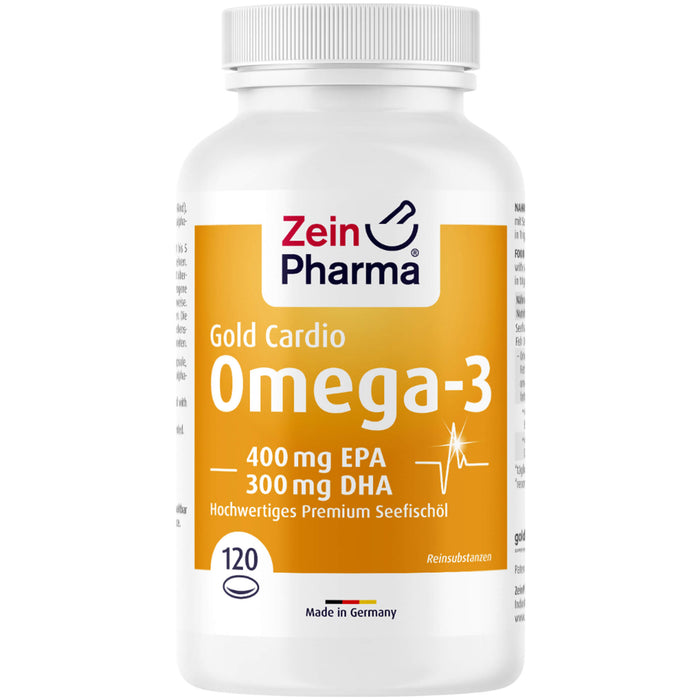 ZeinPharma Gold Cardio Omega-3 Kapseln, 120 pcs. Capsules