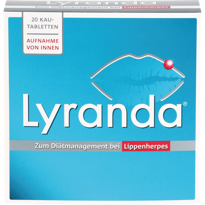 Lyranda Kautabletten bei Lippenherpes, 20 pcs. Tablets