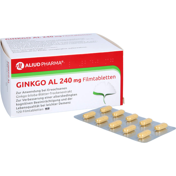 Ginkgo AL 240 mg Filmtabletten, 120 St FTA