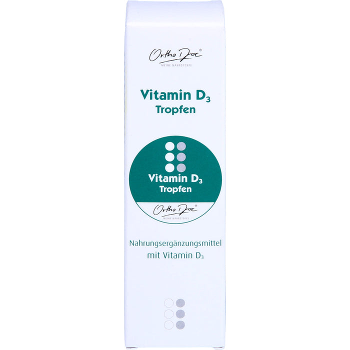 OrthoDoc Vitamin D3 Tropfen, 20 ml Solution