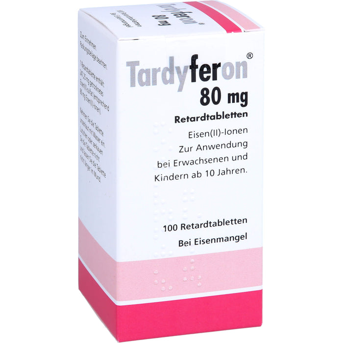 Tardyferon Retardtabletten bei Eisenmangel, 100 St. Tabletten