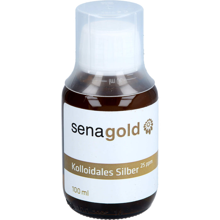 Senagold Kolloidales Silber 25 ppm Lösung, 100 ml Lösung