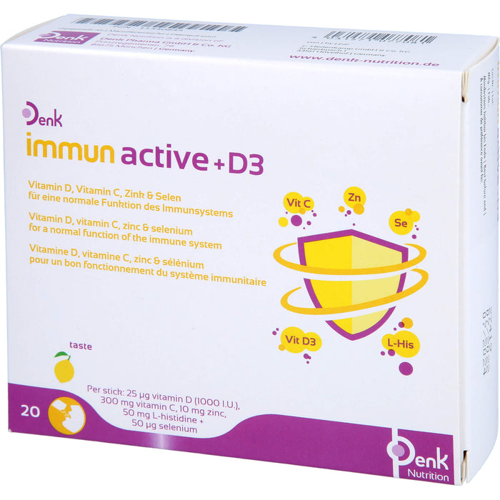 immun active+D3 Denk, 20 St PUL