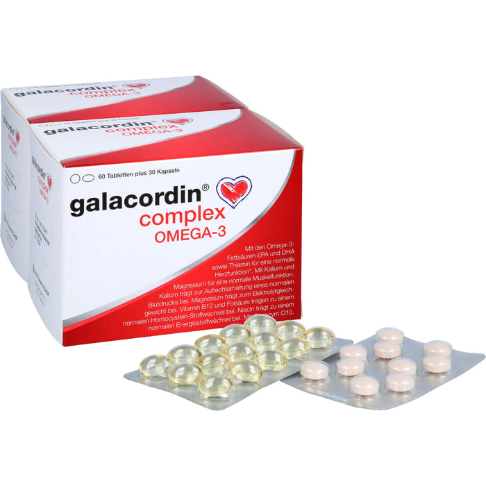 galacordin Complex Omega-3 Tabletten und Kapseln, 120 pcs. Tablets