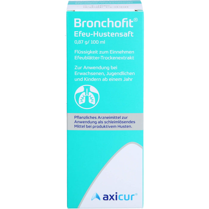 Bronchofit Efeu-Hustensaft, 0,87 g/100 ml, Flüssigkeit zum Einnehmen, 100 ml Solution