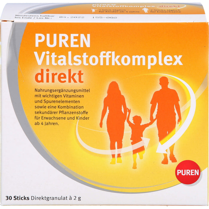 PUREN Vitalstoffkomplex Direktgranulat, 30 pcs. Sachets