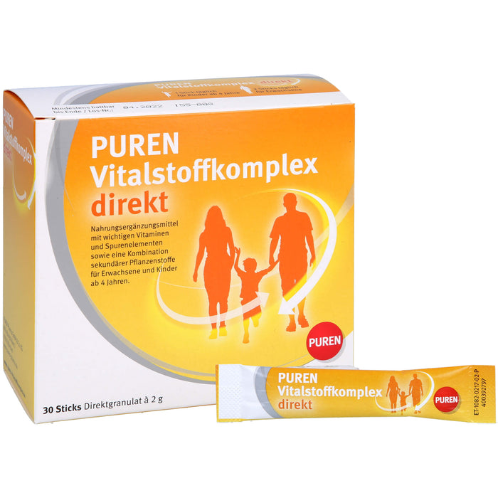 PUREN Vitalstoffkomplex Direktgranulat, 30 pc Sachets