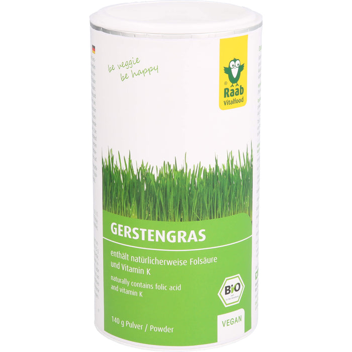 ALLPHARM Gerstengras Bio-Pulver, 140 g Powder