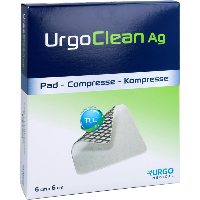 UrgoClean Ag Kompressen 6 x 6 cm, 10 pcs. Wound dressings