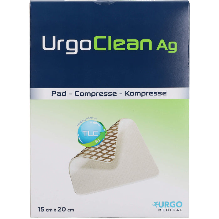 UrgoClean Ag Kompressen 15 x 20 cm, 5 pc pansement